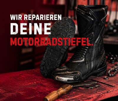 Motorradstiefel reparieren statt neu kaufen